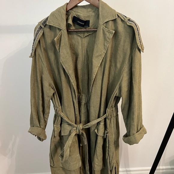 Linen Green Jacket - Picture 1 of 4